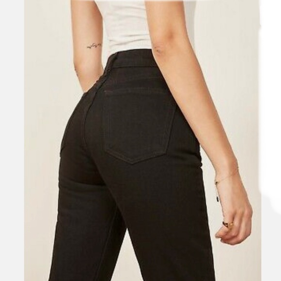 NWT Reformation Julia Crop High Waist Cigarette Jean - Picture 12 of 13